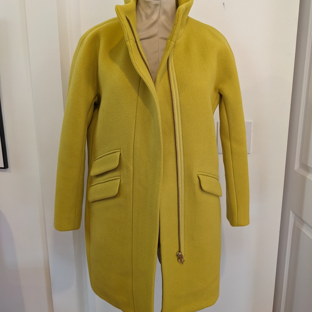 J. Crew Yellow Women's Wool Coat